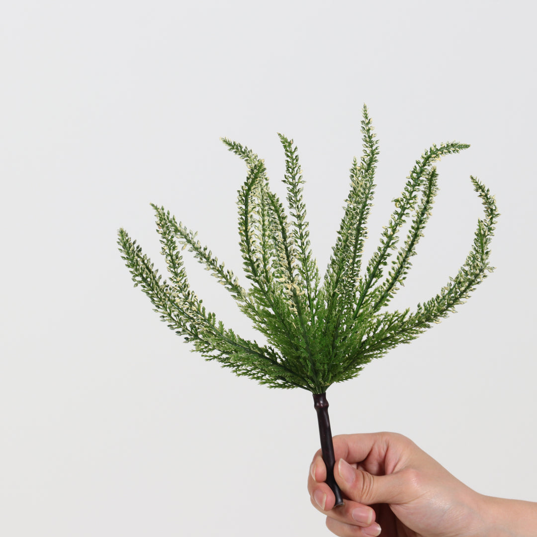Artificial white lavender branch