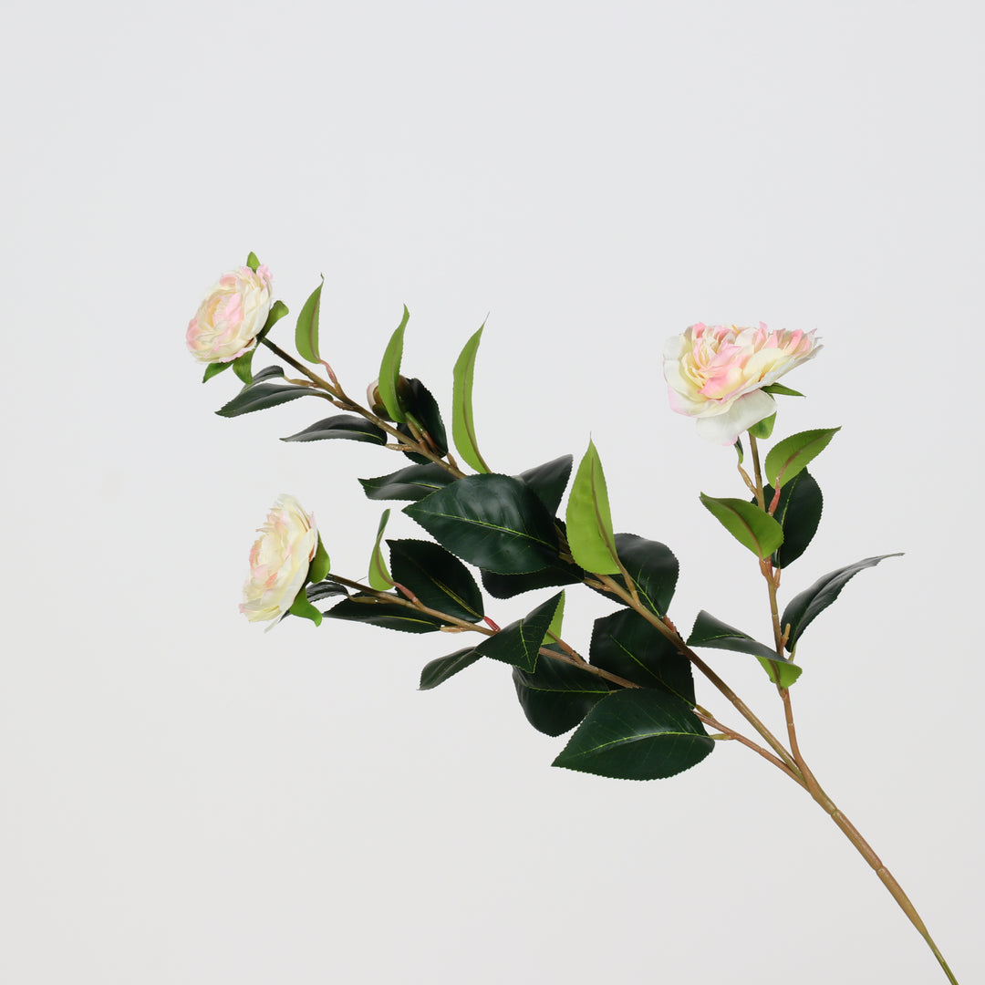 Artificial rose camellia branch