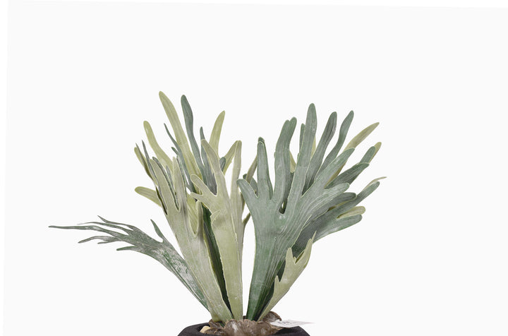 Artificial moss fern branch