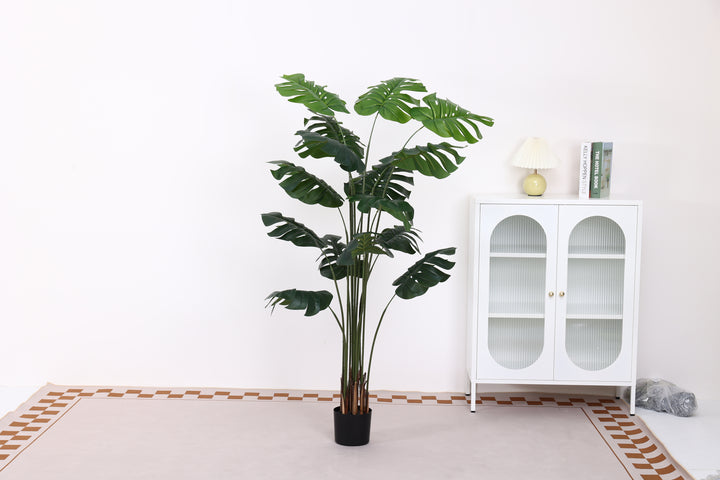 Artificial monstera tree