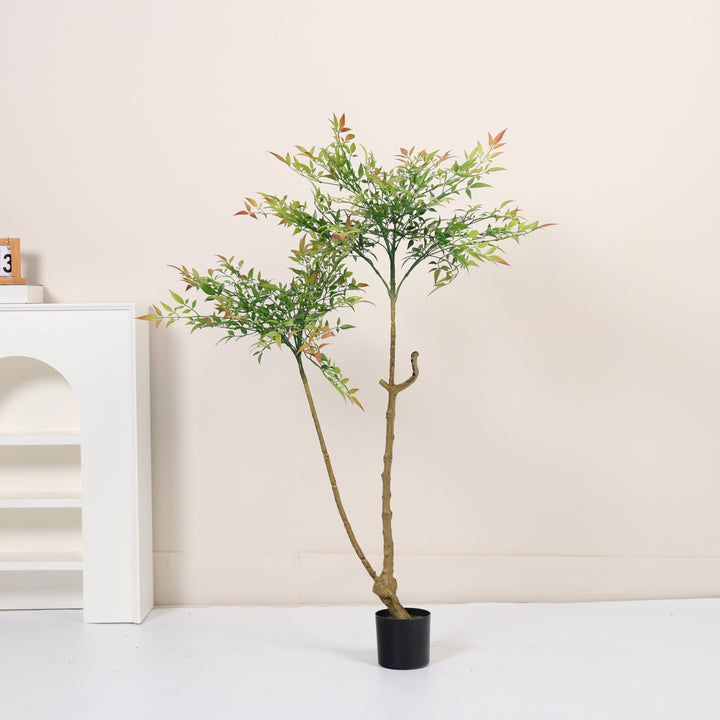 Artificial wood fern tree