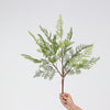 Artificial decorative fern branch