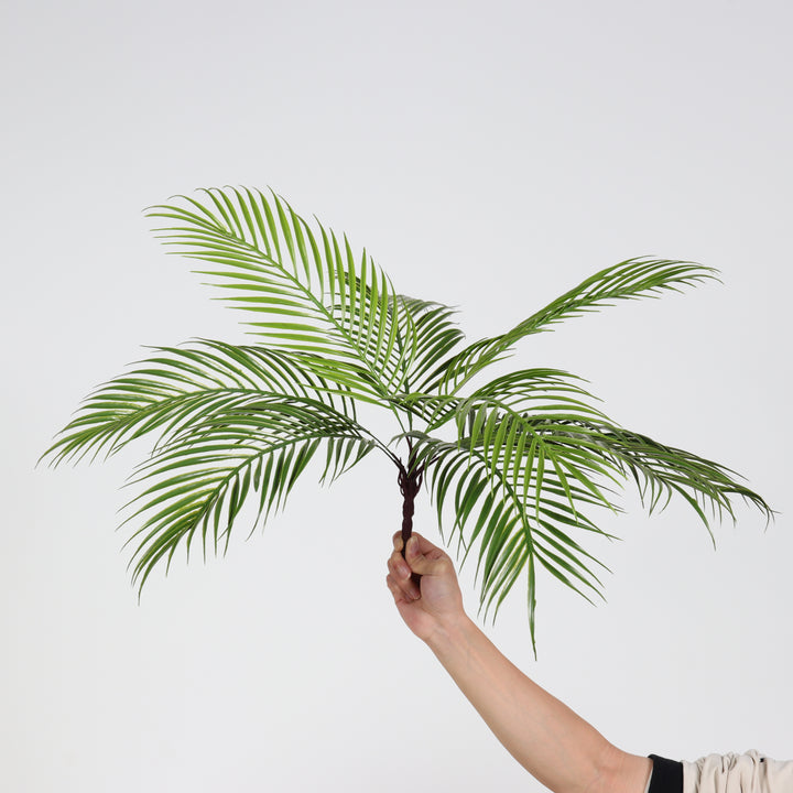 Artificial long leaf palm branch